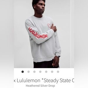 Lululemon X Disney  *Steady State Crew Top